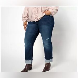 Me by Jennie Garth Petite Straight Leg Jean NWT sz 16P